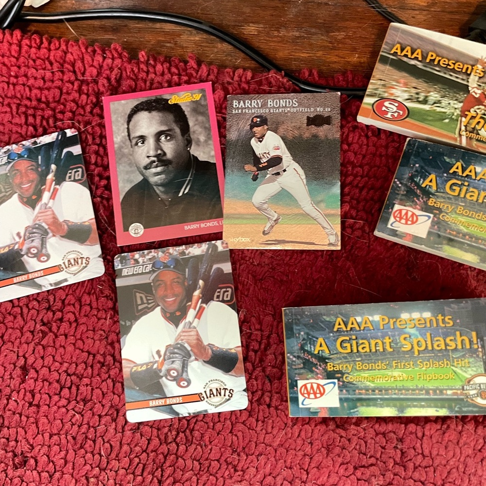 Barry Bonds Baseball Card Collection